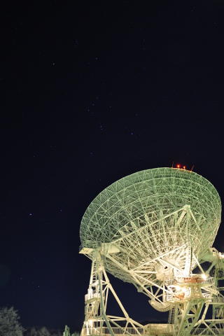 RT-32 radiotelescope at Zelenchukskaya. Photographer: S. Serzhanov.
